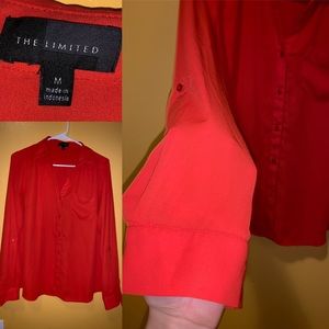 Red, professional long sleeve